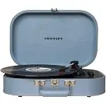 Crosley CR8009A-GLC Discovery Vintage Bluetooth 3-Speed Belt-Driven Suitcase Vinyl Record...