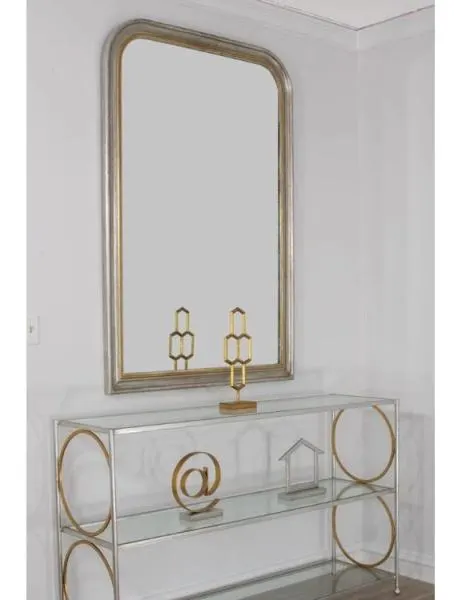Housewares - Chateau Wood Flat Wall Mirror, AirFrame Bed Frame w/Headboard, Brittnie 25.5" Counter Stool