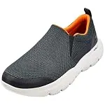 Skechers Men's Go Walk Evolution Ultra Impeccable Sneaker, Charcoal/Orange, 15 X-Wide