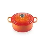 Le Creuset Enameled Cast Iron Round Dutch Oven, 5.5 qt., Flame