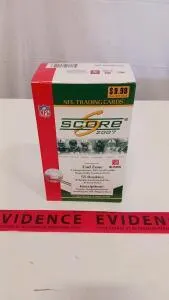 2007 Score NFL Football Trading Cards Box, 11 Packs, 77 Cards, Rookie Card in Every Pack, Sealed