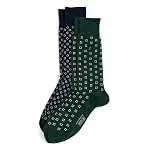 POLO RALPH LAUREN Men's Foulards Socks 2 Pack, Green, 10-13