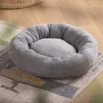 KASENTEX Dog Bed, Round Dog Beds for Large Dogs, Donut Dog Bed and Cat Bed Anti Slip & Mac...