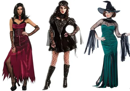 Women's Halloween Wigs, Dresses, Witch Hats, Masks, Men's Wigs