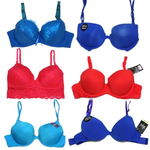 Ladies Underwire Boost Push Up Bra Wholesale Mixed Lingerie Underwear
