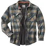 Legendary Whitetails Mens Thermal Lined Shirt Jacket Insulated Shacket Sky