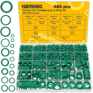 485 PCS Metric AC O Ring Kit for R134a Automotive Air Conditioning