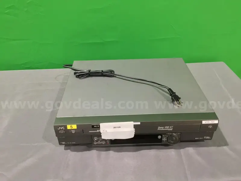 Lot of (3) JVC Professional VHS Players