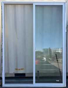 Milgard Trinsic V300 XO Sliding Patio Door 71.5"x95.5" Dual-Pane Tempered Glass Vinyl White
