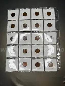 Sheet of Pennies