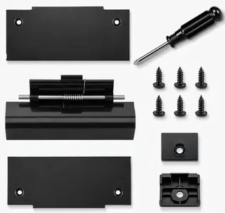 Refrigerator Door Latch Compatible with Furrion Arctic FCR08DCDTA FCR10DCDTA-BL, RV Fridge Lock Replacement, Snap-in Travel Catch for Camper Parts