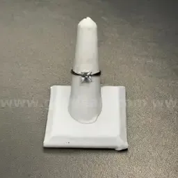 Silver 925 Ring with White Stone