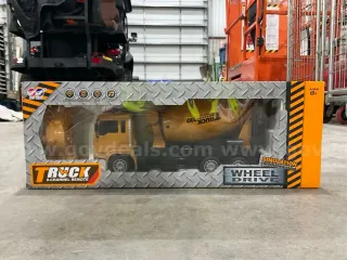 UNUSED WHEEL DRIVE SIMULATION ENGINEERING 8 CHANNEL REMOTE TOY MIXER TRUCK TOY