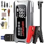 6000A Jump Starter with Air Compressor, PD 65W Fast Recharging,Portable Car Battery Jumper...