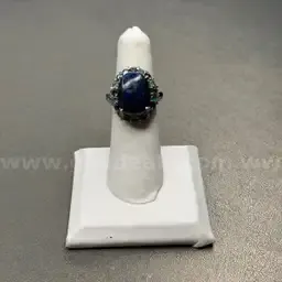 Silver 925 Ring with Blue Stone