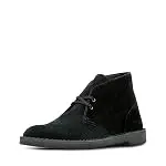 Clarks Collection Mens Bushacre 2 Ankle Boots, Black Suede, 7 Medium US