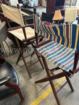 (2) DIRECTORS CHAIRS
