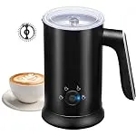 YSSOA Electric Milk Frother, 4-in-1 Automatic Milk Steamer Whisk Drink Mixer for Coffee, F...