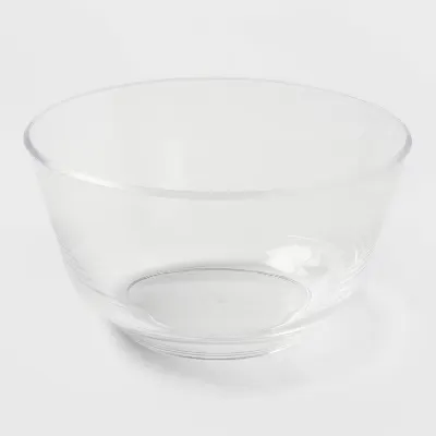 211oz Large Plastic Serving Bowl - Room Essentials™: Clear BPA-Free Trifle, Salad, Popcorn Bowl, Dishwasher-Safe