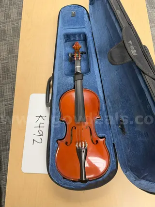 SEVEN (7) VIOLINS WITH CASES