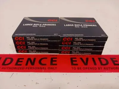 CCI Large Rifle Primers No. 200, 800 Count, Model 0011, Sealed Boxes