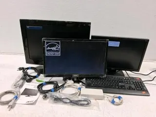 Acer LCD Monitors Bundle with Accessories, 19-22" Screens, VGA/DVI Inputs (Turns On)