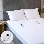 Sunbeam Heated Mattress Pad Restful 12 Heat Deep Pocket Queen 80x60