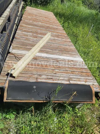 Wooden Main Dock with Plastic Floats 6' x 24'