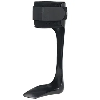 Komzer AFO Drop Foot Brace for Men Women Ultra Thin Half Palm Ankle Stabilizer Daily Ambulation Walk Auxiliary Footwear Inserts for Stroke Hemiplegia, M-Left