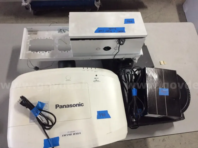Projectors: Panasonic and Kodak