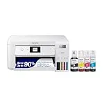 Epson EcoTank ET-2850 Wireless Color All-in-One Supertank Printer - White