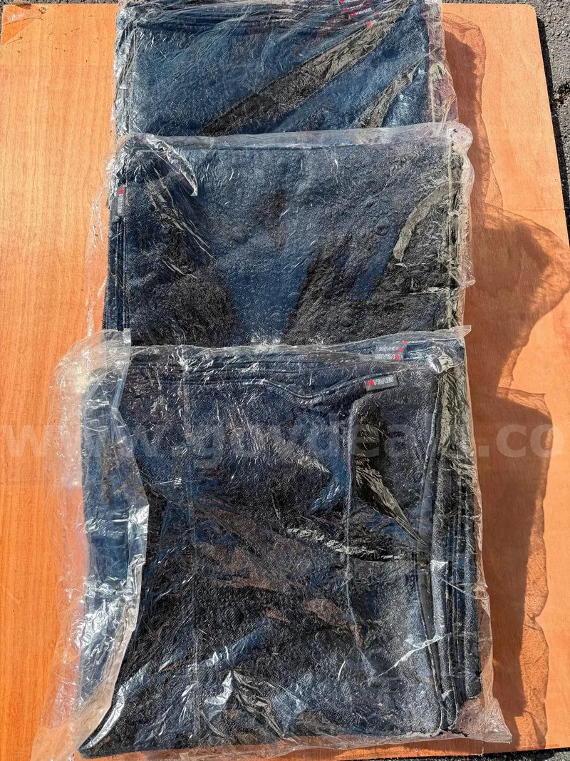 LOT OF 3 Packages of 10 (Total of 30) Decorative Textile Pillow Covers Modern Outdoor Color Black *WILL SHIP