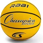 Champion Sports Rubber Official Basketball, Heavy Duty - Pro-Style Basketballs, Premium Ba...
