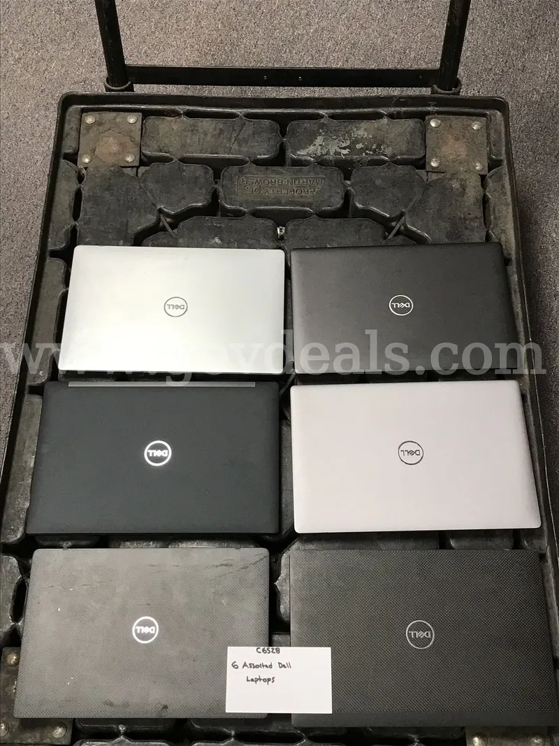 6 Assorted Dell Laptops