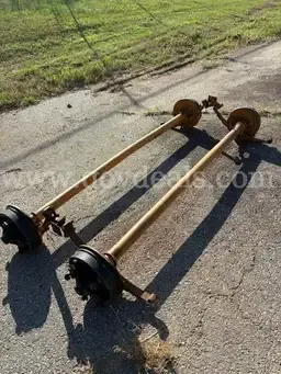 Mobile home Axles