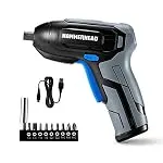 Hammerhead Rechargeable 4V Cordless Screwdriver with 9pcs Bit - HCSD040