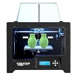 FlashForge Creator Pro, Dual Extruder 3D Printers W/2 Spools, Fully Metal Frame, Acrylic C...