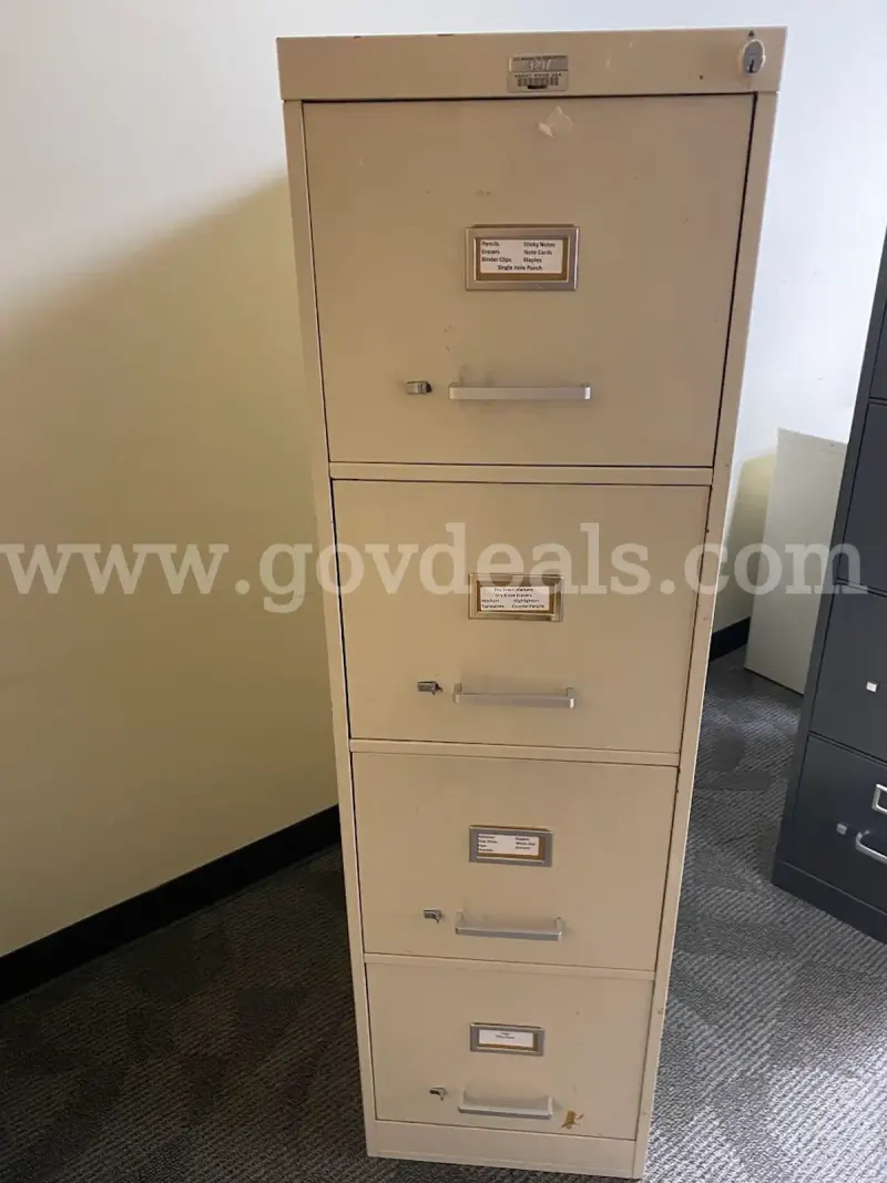 4 Drawer File Cabinet
