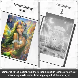 Puzzle Storage Folder for 1000 & 500 Pieces – Large Capacity Puzzle Album 233