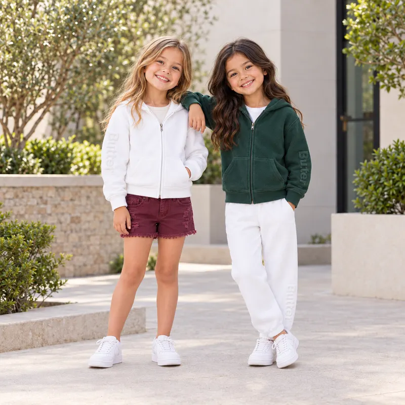 1 Pallet of Multi-Color Denim Shorts, Hoodies & Sweatpants for Girls by Butter Super Soft