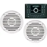 Jensen Bundle of JWM62A and MS5006WR; JWM62A is an AM FM DVD CD USB AUX App Ready Bluetoot...