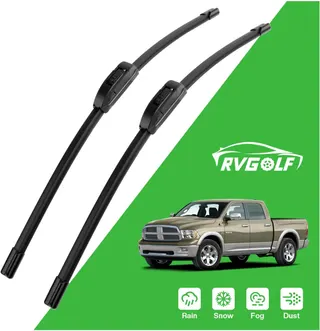 24" 24" 2 Pack Front Wiper Blades Set for 2019-2022 Dodge Ram 1500