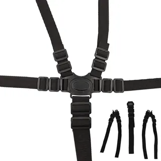5 Point Seat Belt Safety Strap Belt for Stroller Pushchair Pram Buggy Safe Protection, Adjustable High Chair Baby Straps, Safety Strap Belt