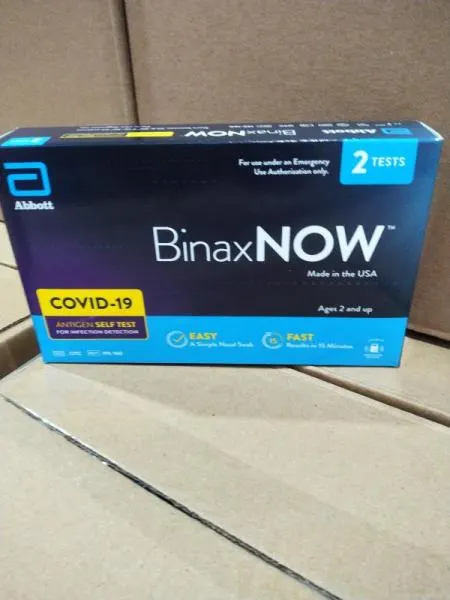 Health & Beauty- BinaxNOW COVID-19 Antigen Self Test, 2 ct.