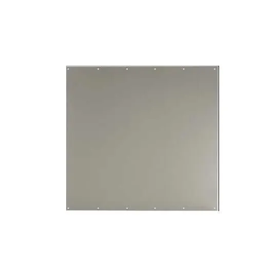 Prime-Line J 5018 34inx34n Stainless Steel Kickplates, Kante Lg Round Tapered Weathered Concrete Planter
