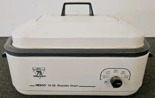 Nesco MWR18-14 18-Quart Roaster Oven, 1450W, 200°F-450°F, 75th Anniversary Edition (tested, works)