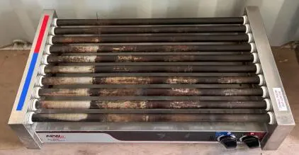 APW Wyott HRS-85S Hot Dog Roller Grill, 18 Tru-Turn Rollers, 80 Hot Dog Capacity (Connex 3)