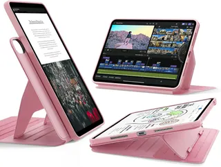 ESR for iPad A16 Case, iPad 11th/10th Generation Case (2025/2022), Pink | Removable Magnetic Cover with Pencil Charging & Storage, Adjustable Portrait/Landscape Stand, 9 Standing Angles, Shift Series