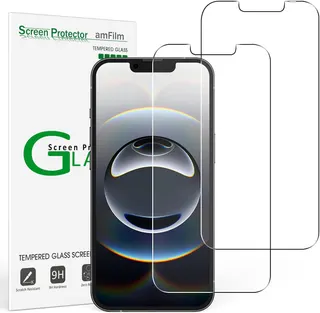 amFilm Essential Screen Protector for iPhone 14 iPhone13 iPhone 13 Pro 6.1"