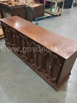 Long Wooden Dresser